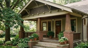 Craftsman bungalow porch and facade, the kind of historic Orange County home eligible for a Mills Act contract