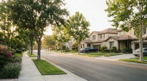 Placentia housing market: representative move-up single-family homes on a summer afternoon.